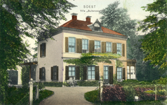 14349 Gezicht op de villa Buitenzorg (Vredehofstraat 31) te Soestdijk (gemeente Soest).